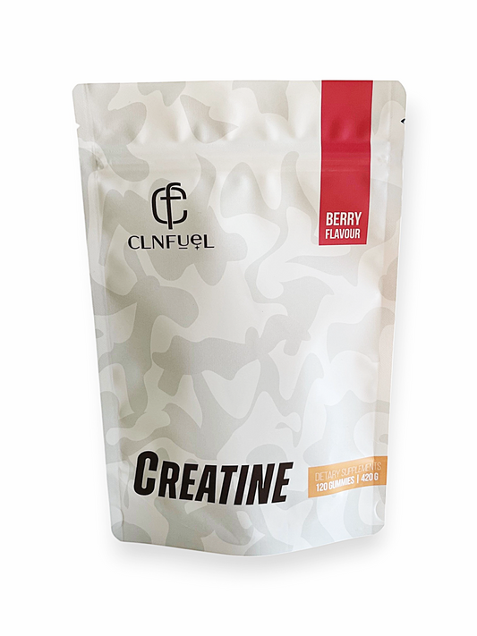 Creatine muscle support gummies natural supplement CLNFUEL